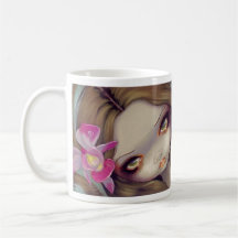 "Delicate Orchid Mermaid" Mug