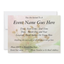 Delicate Pink Apple Blossom Personalised Announcements