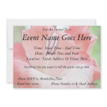 Delicate pink Gladiola Custom Invite
