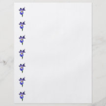 Delicate Purple Iris Personalized Flyer