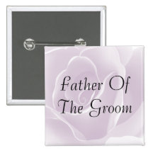 Delicate Rose Fresh Floral FOTG Button