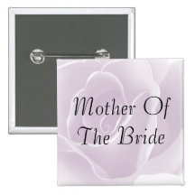 Delicate Rose Fresh Floral MOTB Button