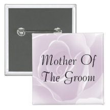 Delicate Rose Fresh Floral MOTG Button