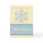 Delicate Snowflake Christmas Card