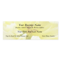 Delicate Spring Daffodil Business Card Template