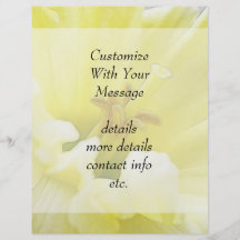 Delicate Spring Daffodil Full Color Flyer