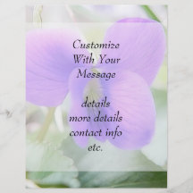Delicate Spring Violet Flyer