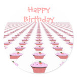 Delicious Birthday Cupcakes stickers