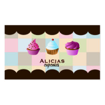 delicious cupcake Business Cards