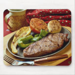 Delicious Deviled beef steak Mousepads