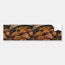 Delicious Grilled T-bone steaks Bumper Stickers