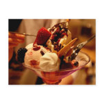 "Delicious Ice Cream Sundae" Postcard
