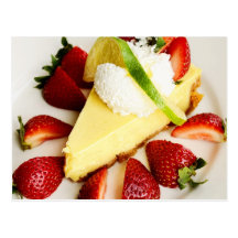 Delicious Key Lime Pie Post Card