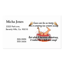 Delicious Love Soup Business Card