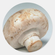 Delicious Mushroom Round Sticker