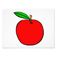 Delicious Red Apple Art Photo