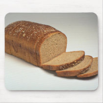 Delicious Sliced wheat bread Mouse Pad