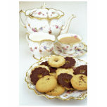 Delicious Tea and biscuits with 'posh' china t-shirts