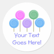 Delightfully Sweet Collection Round Sticker