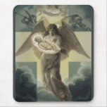 Deliver of the Christ Child by the Angel Gabriel mousepads