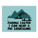 Deliverance,squeal little piggy parody postcard