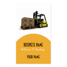 Delivery and Haulage Business Card