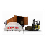Delivery and Haulage Business Card