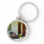Delivery Bicycle by Two Red Doors Key Chain