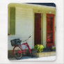 Delivery Bicycle by Two Red Doors Mousepads
