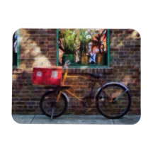 Delivery Bicycle Greenwich Village Magnet