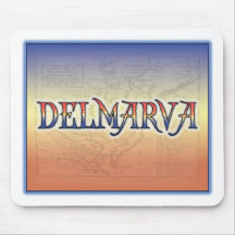 DelMarVa Antique Map Mousepads