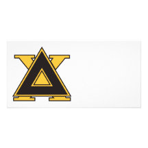 Delta Chi Badge Gold Photo Card Template
