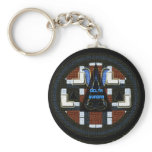 Delta Quadra Socionics-inspired keychain