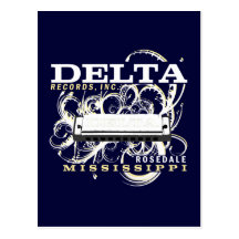 Delta Records Inc Postcard