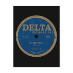 Delta Records label postcards