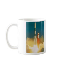 Delta Rocket Take-Off Coffee Mug