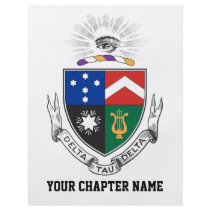 Delta Tau Delta Coat of Arms Personalized Flyer
