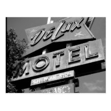 Delux Motel Postcard