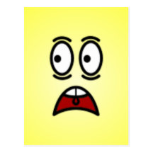 Deluxe Silly Smiley faces Post Card