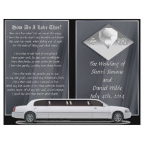 Deluxe Wedding Program (Bi-fold Design)