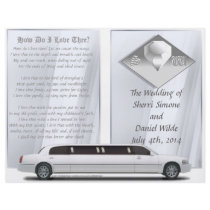 Deluxe Wedding Program (Bi-fold Design)