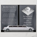 Deluxe Wedding Program (Bi-fold Design) Personalised Flyer