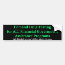 Demand Drug Tests Bumper Stickers