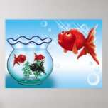 Demekin -Telescope Goldfish- posters