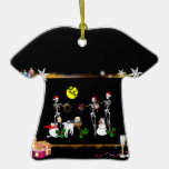Demented Manger Scene Ornament