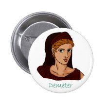 Demeter Badge Pinback Button