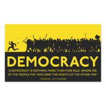 Democracy Sticker stickers