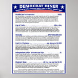 Democrat Diner posters