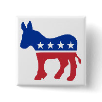 Democrat Donkey Pins