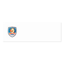 Democrat Donkey Mascot Boxer Shield Business Card Templates